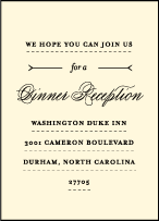 Measurement Letterpress Reception Design Small