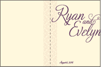 Medley Letterpress Program Design Small