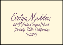 Medley Letterpress Reply Envelope Design Small