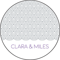 Miles Letterpress Coaster Design Small