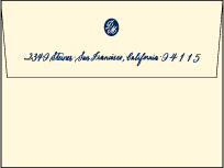 Miranda Letterpress Envelope Design Small