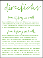 Mitty Calligraphy Letterpress Direction Design Small