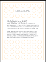 Moda Contemporary Letterpress Direction Design Small
