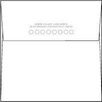 Moda Contemporary Letterpress Envelope Design Small