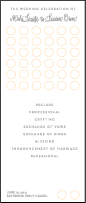Moda Contemporary Letterpress Program Tea Design Small