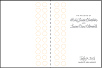Moda Contemporary Letterpress Program Design Small