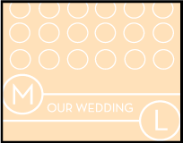 Moda Contemporary Letterpress Stamp Design Small