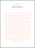 Modern Basel Letterpress Direction Design Small