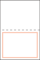 Modern Basel Letterpress Placecard Fold Design Small