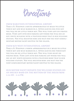 Modern Bazaar Letterpress Direction Design Small