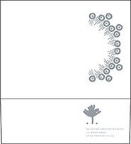 Modern Bazaar Letterpress Envelope Design Small