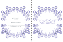 Modern Bazaar Letterpress Program Design Small