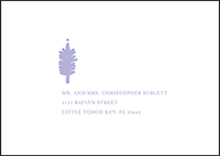 Modern Bazaar Letterpress Reply Envelope Design Small