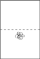 Modern Calligraphy Letterpress Placecard Fold Design Small