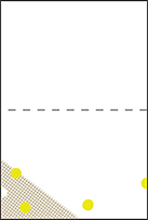 Modern Dot Letterpress Placecard Fold Design Small