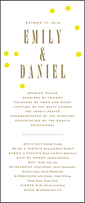 Modern Dot Letterpress Program Tea Design Small