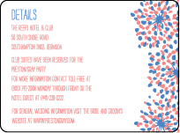 Modern Fete Letterpress Direction Design Small