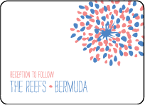 Modern Fete Letterpress Reception Design Small