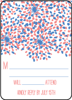 Modern Fete Letterpress Reply Design Small