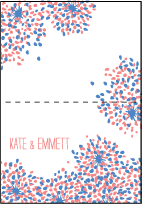 Modern Fete Letterpress Thank You Card Fold Design Small