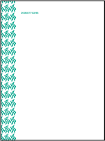 Modern Garden Letterpress Direction Design Small