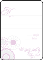 Modern Gardiner Letterpress Reply Design Small