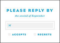 Modern Literate Letterpress Reply Design Small