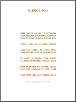 Modern Surf Letterpress Direction Design Small