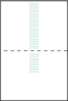 Modern Surf Letterpress Placecard Fold Design Small