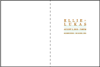 Modern Surf Letterpress Program Design Small