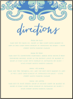 Modern World Letterpress Direction Design Small