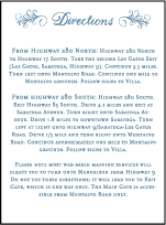 Molly Letterpress Direction Design Small