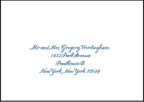 Molly Letterpress Reply Envelope Design Small