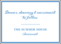 Montauk Letterpress Reception Design Small