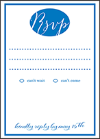 Montauk Letterpress Reply Design Small