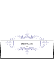 Nantucket Letterpress Envelope Design Small