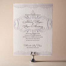 Nantucket Letterpress Invitation Design Small