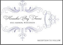 Nantucket Letterpress Reception Design Small