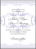 Nantucket Letterpress Save The Date Design Small