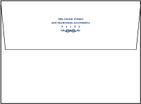 Nautilus Letterpress Envelope Design Small