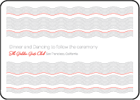 Neo Luna Letterpress Reception Design Small