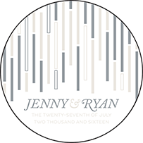 Neros Letterpress Coaster Design Small