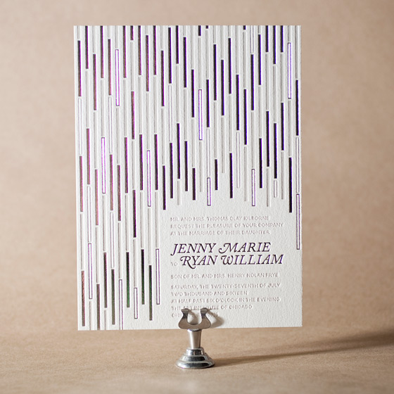 Neros Letterpress Invitation Design Small