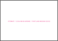 New Horizon Letterpress Reply Envelope Design Small