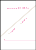 New Horizon Letterpress Reply Design Small