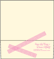 New Washi Letterpress Envelope Design Small