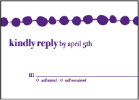 Nola Dots Letterpress Reply Design Small