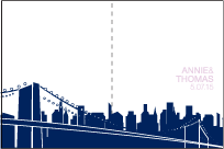 NYC Modern Letterpress Program Design Small