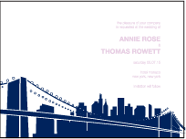 NYC Modern Letterpress Save The Date Design Small