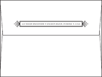 Odeon Letterpress Envelope Design Small